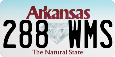 AR license plate 288WMS