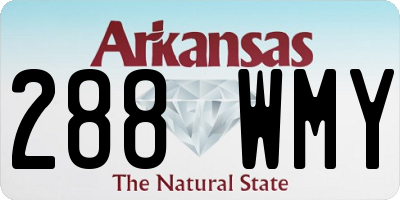 AR license plate 288WMY