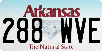 AR license plate 288WVE