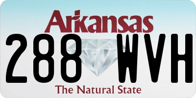 AR license plate 288WVH