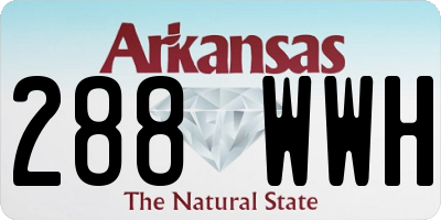 AR license plate 288WWH