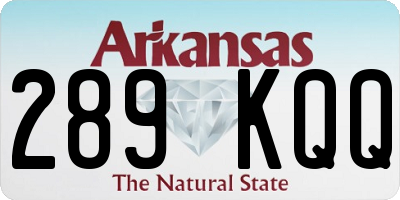 AR license plate 289KQQ