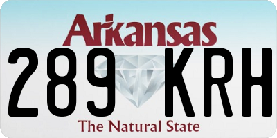 AR license plate 289KRH