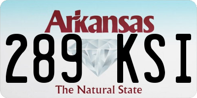 AR license plate 289KSI