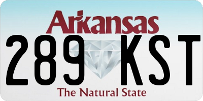 AR license plate 289KST