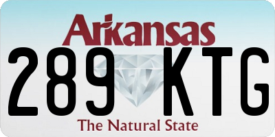 AR license plate 289KTG