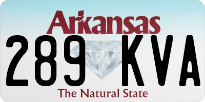AR license plate 289KVA