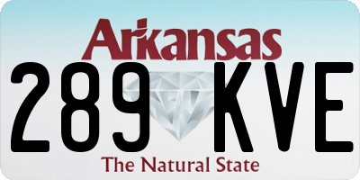 AR license plate 289KVE