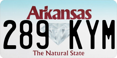 AR license plate 289KYM