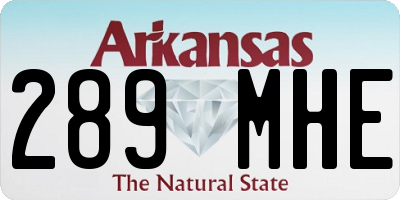 AR license plate 289MHE