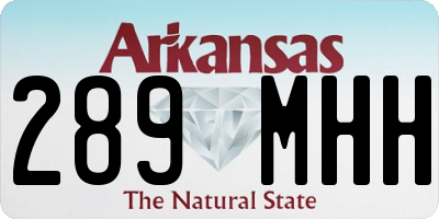AR license plate 289MHH