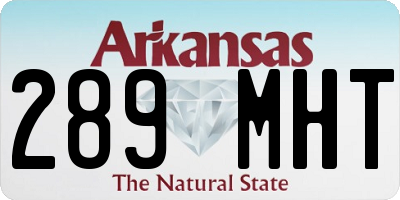 AR license plate 289MHT