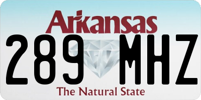 AR license plate 289MHZ