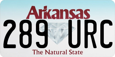 AR license plate 289URC
