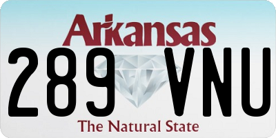 AR license plate 289VNU