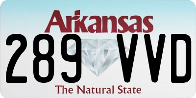 AR license plate 289VVD