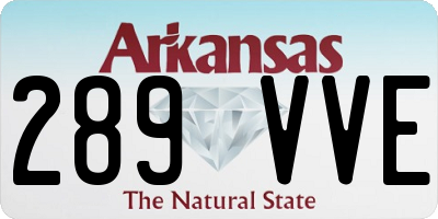 AR license plate 289VVE