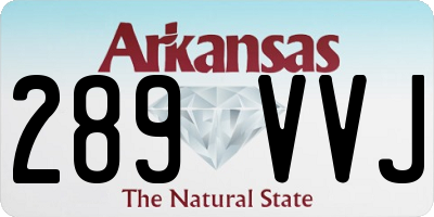 AR license plate 289VVJ