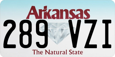 AR license plate 289VZI