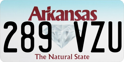 AR license plate 289VZU