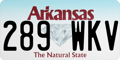 AR license plate 289WKV