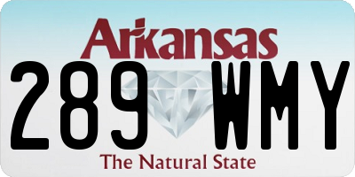 AR license plate 289WMY