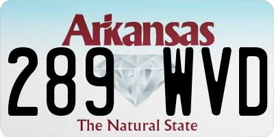 AR license plate 289WVD