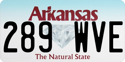 AR license plate 289WVE