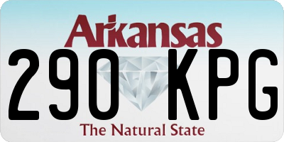 AR license plate 290KPG