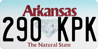 AR license plate 290KPK