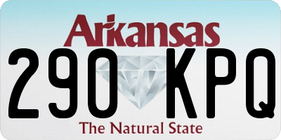 AR license plate 290KPQ