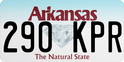 AR license plate 290KPR