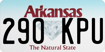 AR license plate 290KPU