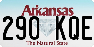 AR license plate 290KQE