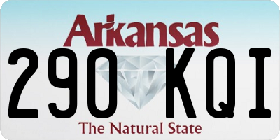 AR license plate 290KQI