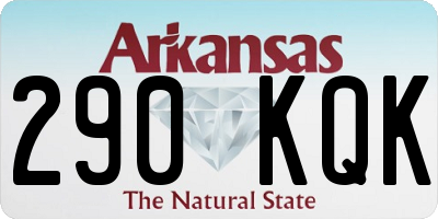 AR license plate 290KQK