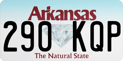 AR license plate 290KQP