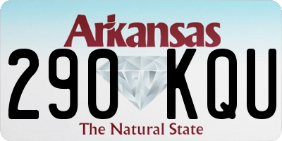 AR license plate 290KQU