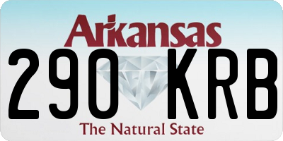 AR license plate 290KRB