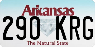 AR license plate 290KRG