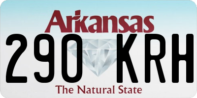 AR license plate 290KRH