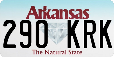 AR license plate 290KRK