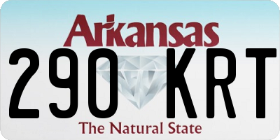 AR license plate 290KRT