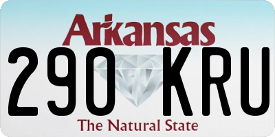 AR license plate 290KRU