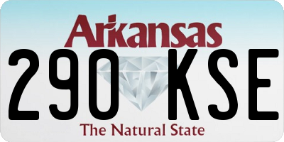 AR license plate 290KSE