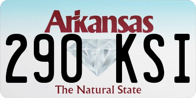 AR license plate 290KSI