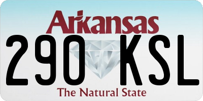 AR license plate 290KSL