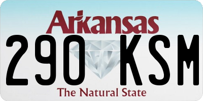 AR license plate 290KSM