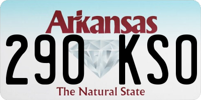 AR license plate 290KSO