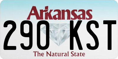 AR license plate 290KST